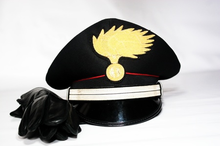 Carabiniere の帽子。期間限定価格　田村装備開発Ranger Belt COBRA。イタリア軍や警察力の写真素材・画像素材
